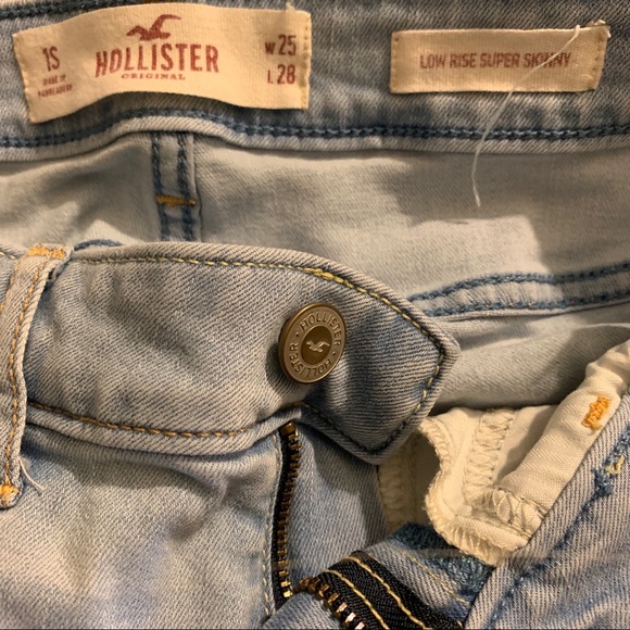 Hollister light blue jeans SIZE 1S - Picture 3 of 3